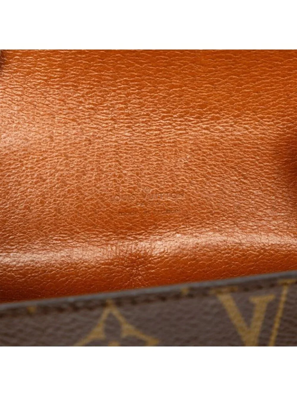 Louis Vuitton Monogram Saint Cloud PM Crossbody Shoulder Bag Brown Leather
